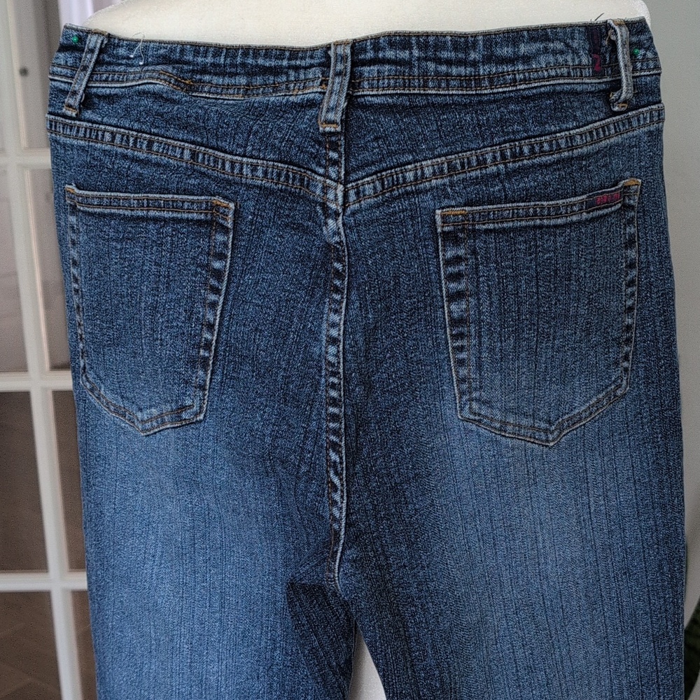 Vintage Y2K Zanadi Bootcut Blue Women's Jeans Size 15/16 - Picture 6 of 10